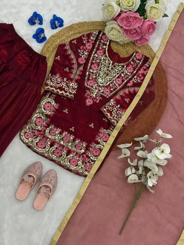 Small Girl Kid Farshi Salwar Suit