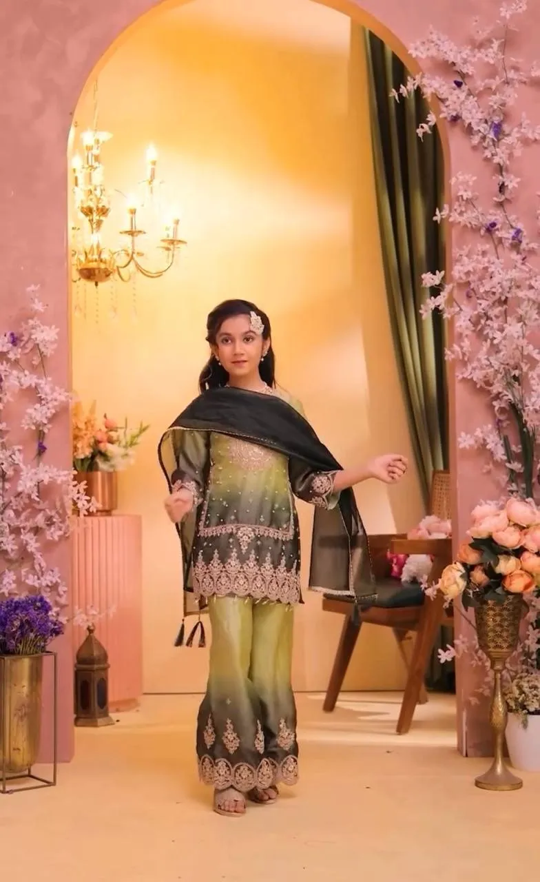 Small Girls Kids Plazzo Salwar Suit