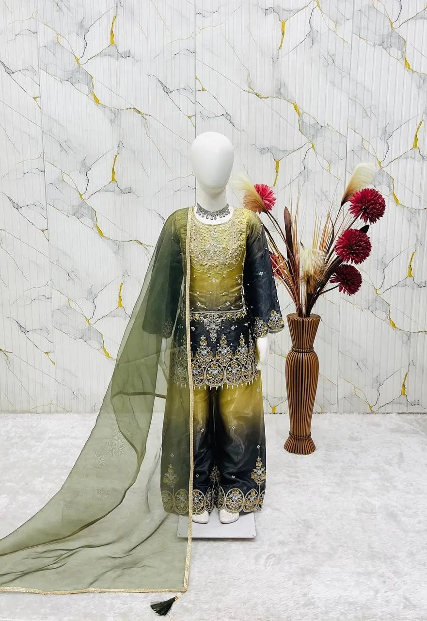Small Girls Kids Plazzo Salwar Suit