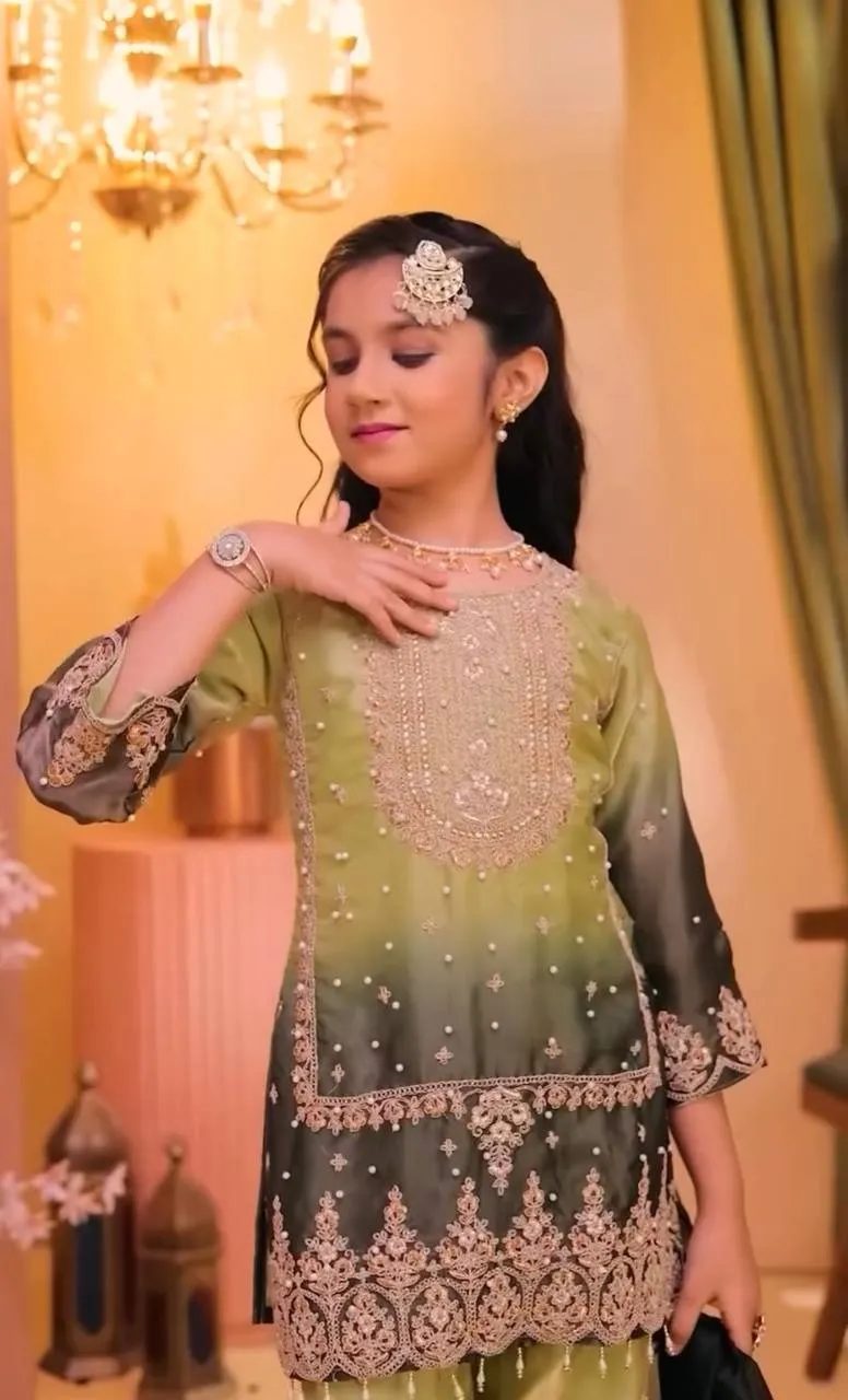 Small Girls Kids Plazzo Salwar Suit