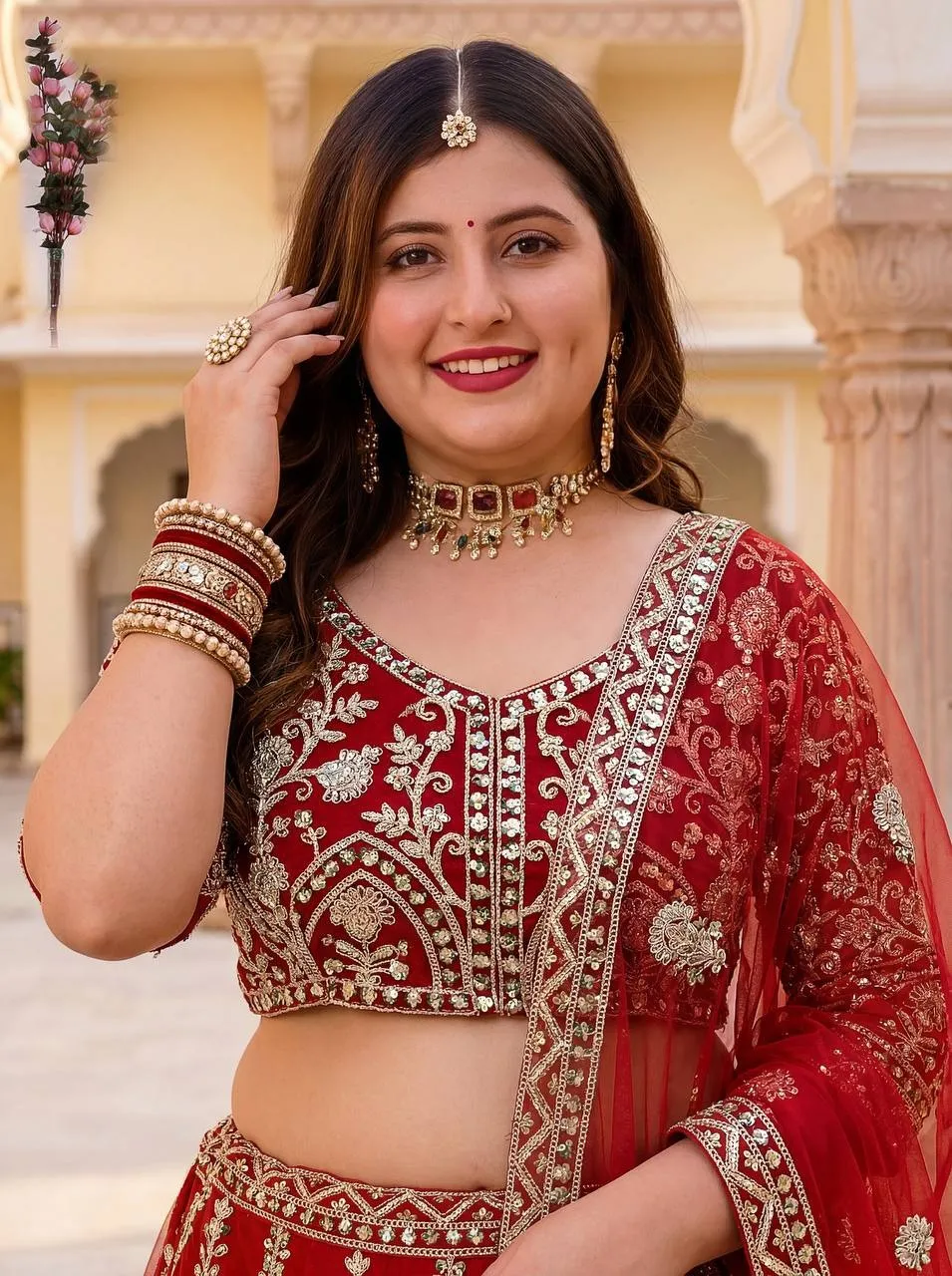 Wedding Special Big Size Lehenga Blouse