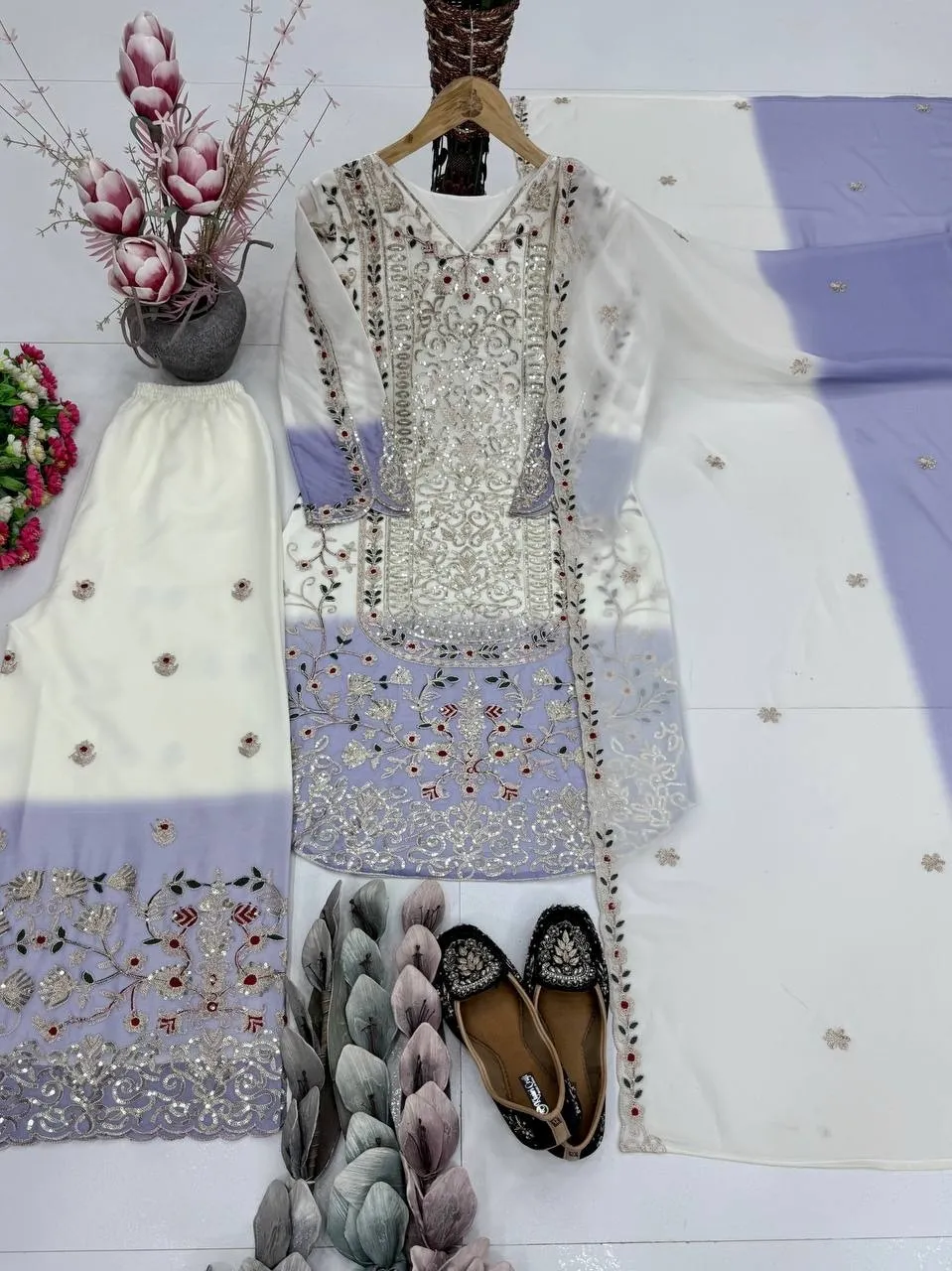 Wedding Special Pakistani Palazzo Salwar Pedding Design