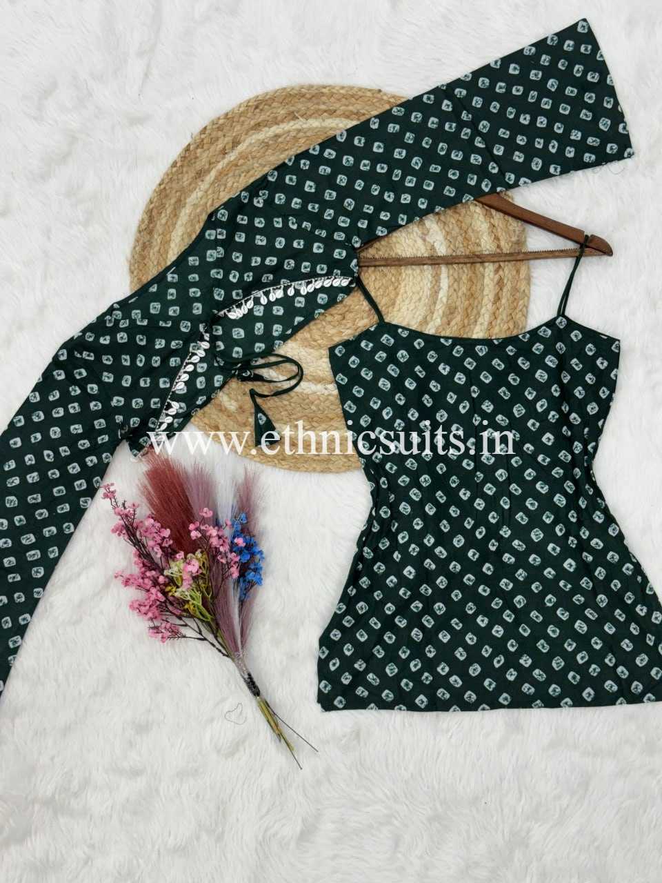 Cotton Printed Boat Neck kurta with Bottom