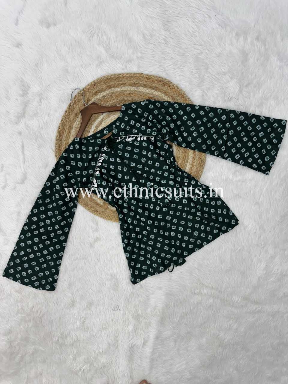Cotton Printed Boat Neck kurta with Bottom