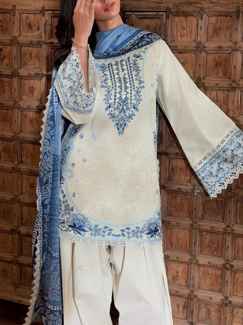 Festive Wear Farsi Salwar Suit