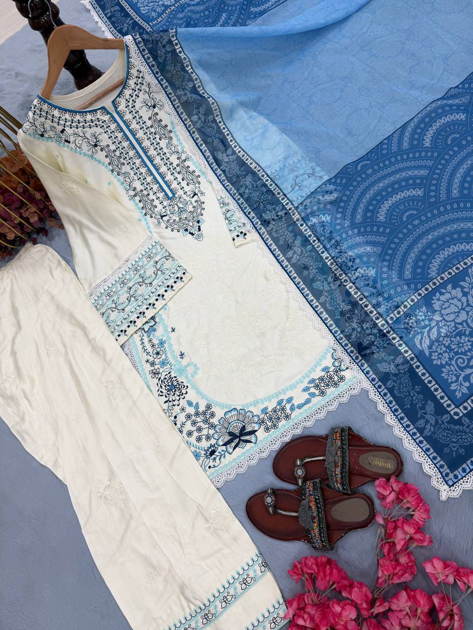 Festive Wear Farsi Salwar Suit