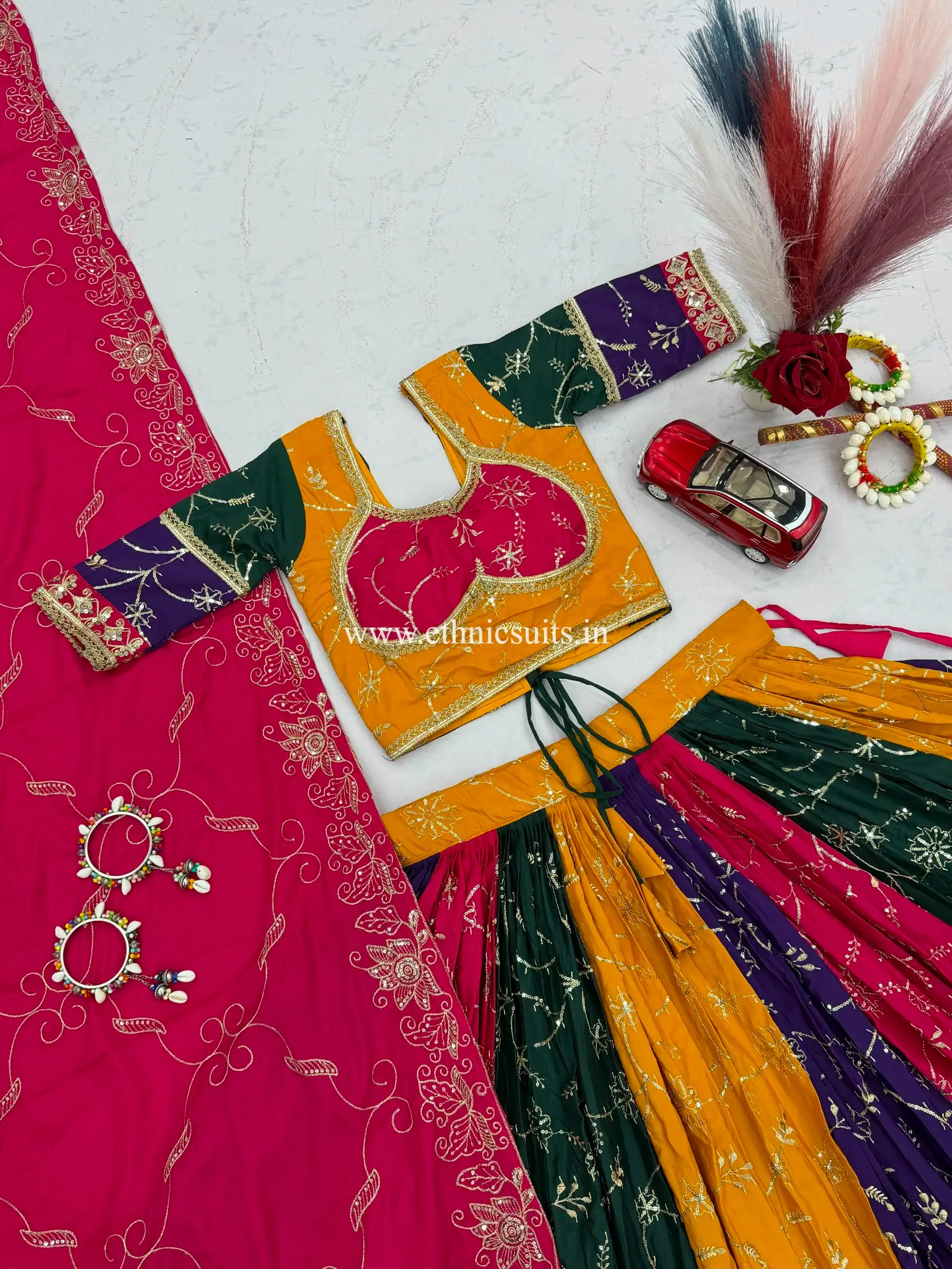 Trending Multi Color Chaniya Choli Readymade