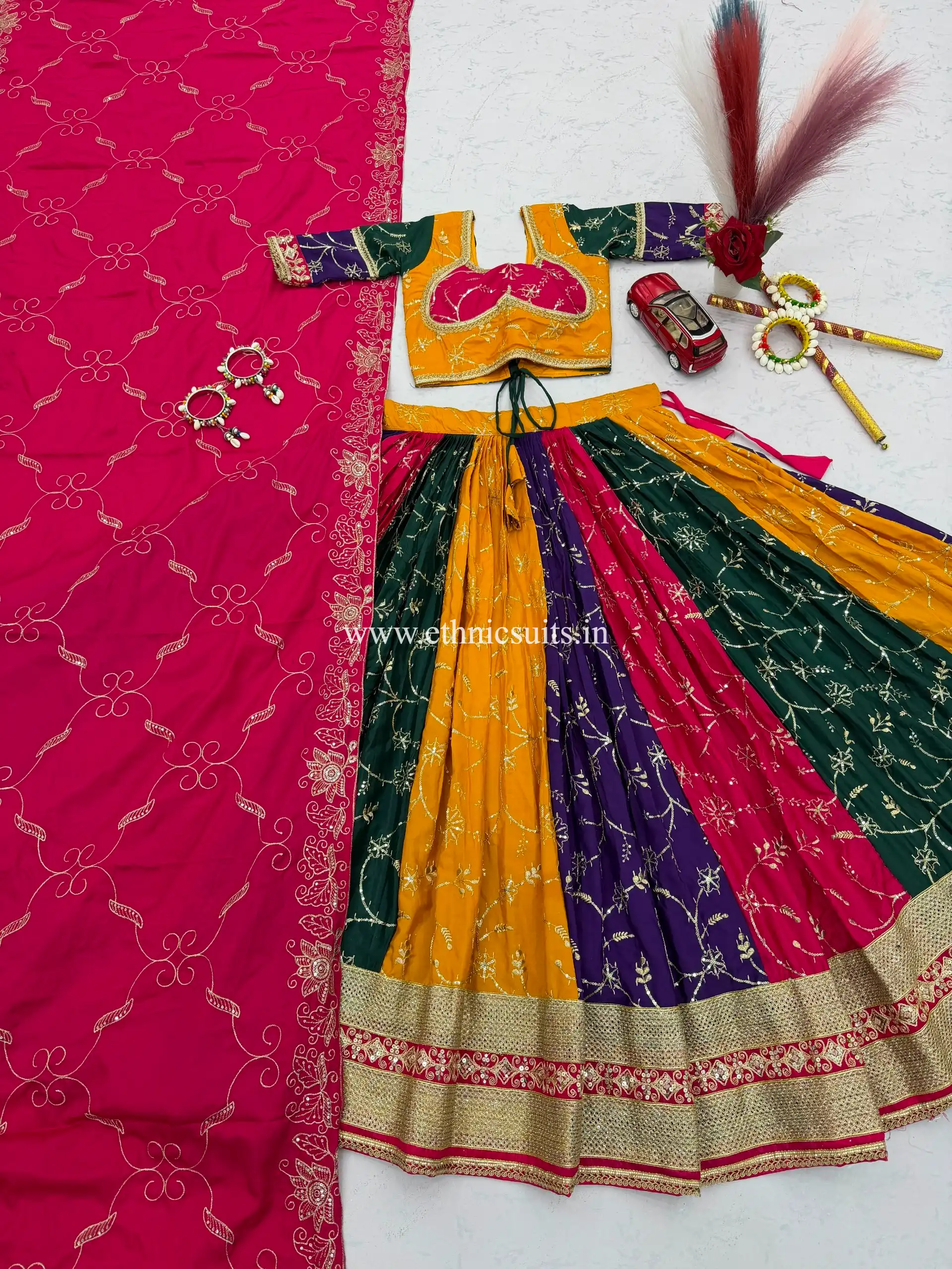 Trending Multi Color Chaniya Choli Readymade