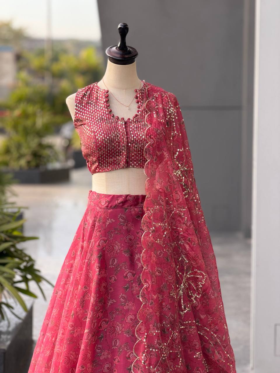 Festive Special Floral Readymade Lehenga