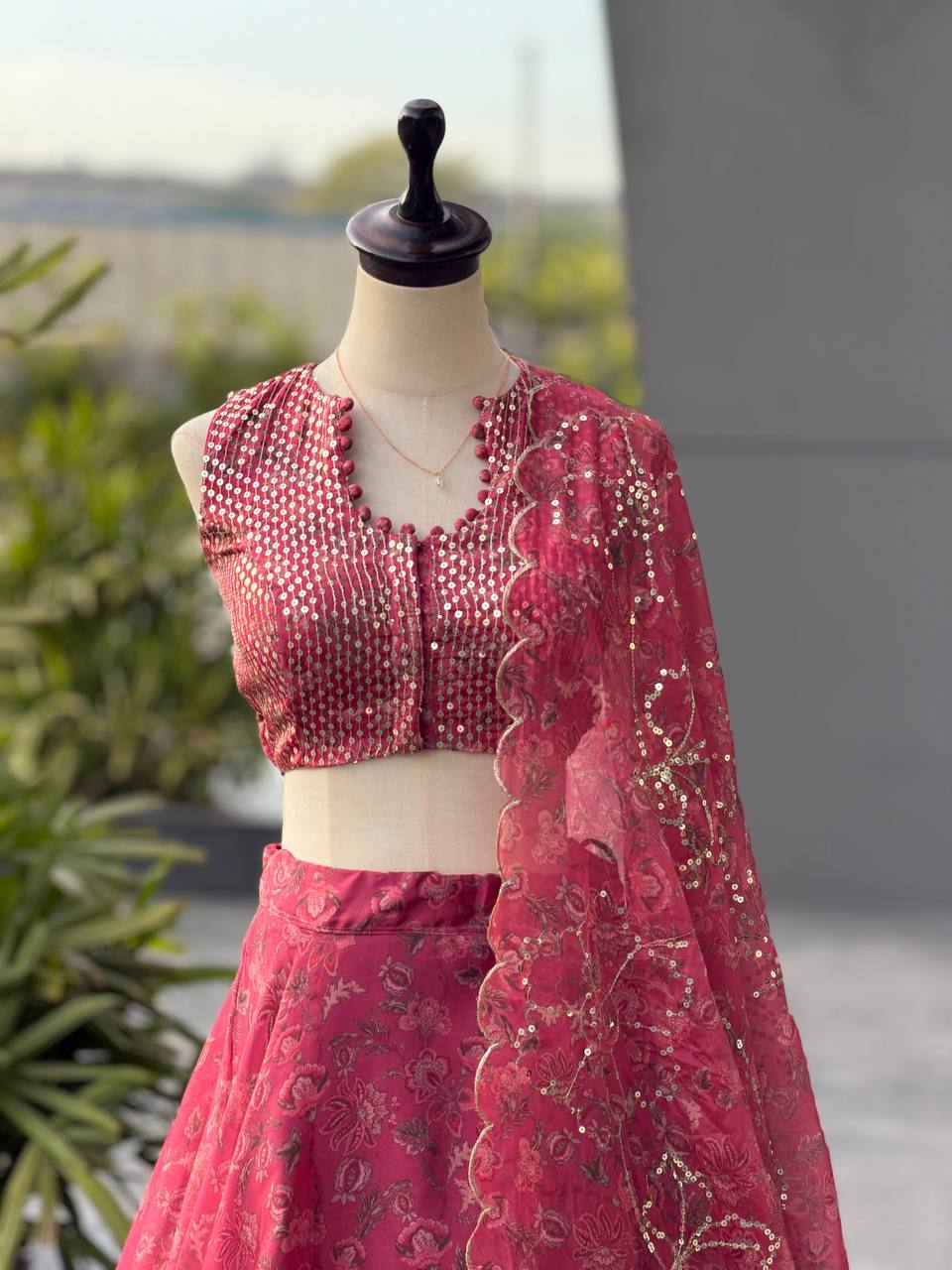 Festive Special Floral Readymade Lehenga