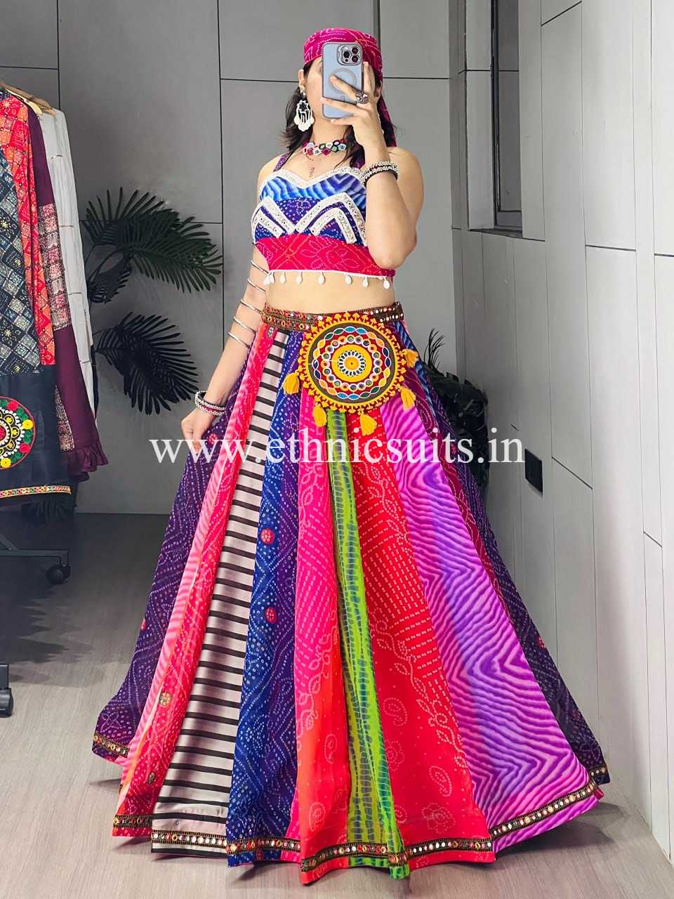 Multi Color Readymade Chaniya Choli for Navratri