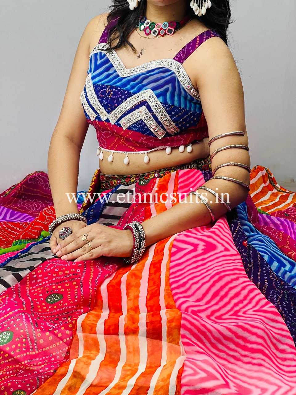 Multi Color Readymade Chaniya Choli for Navratri