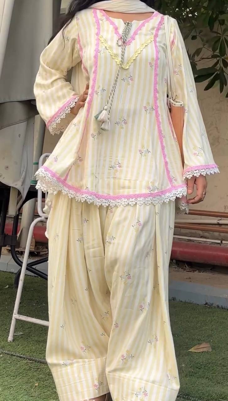 Pastel Color Viral farshi Salwar Suit