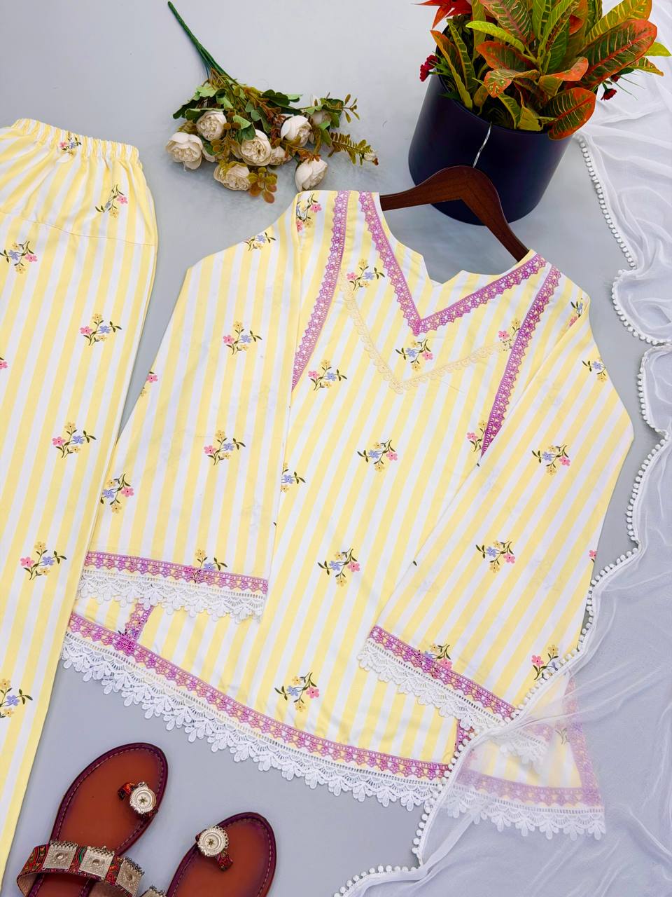 Pastel Color Viral farshi Salwar Suit