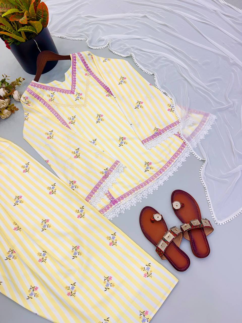 Pastel Color Viral farshi Salwar Suit
