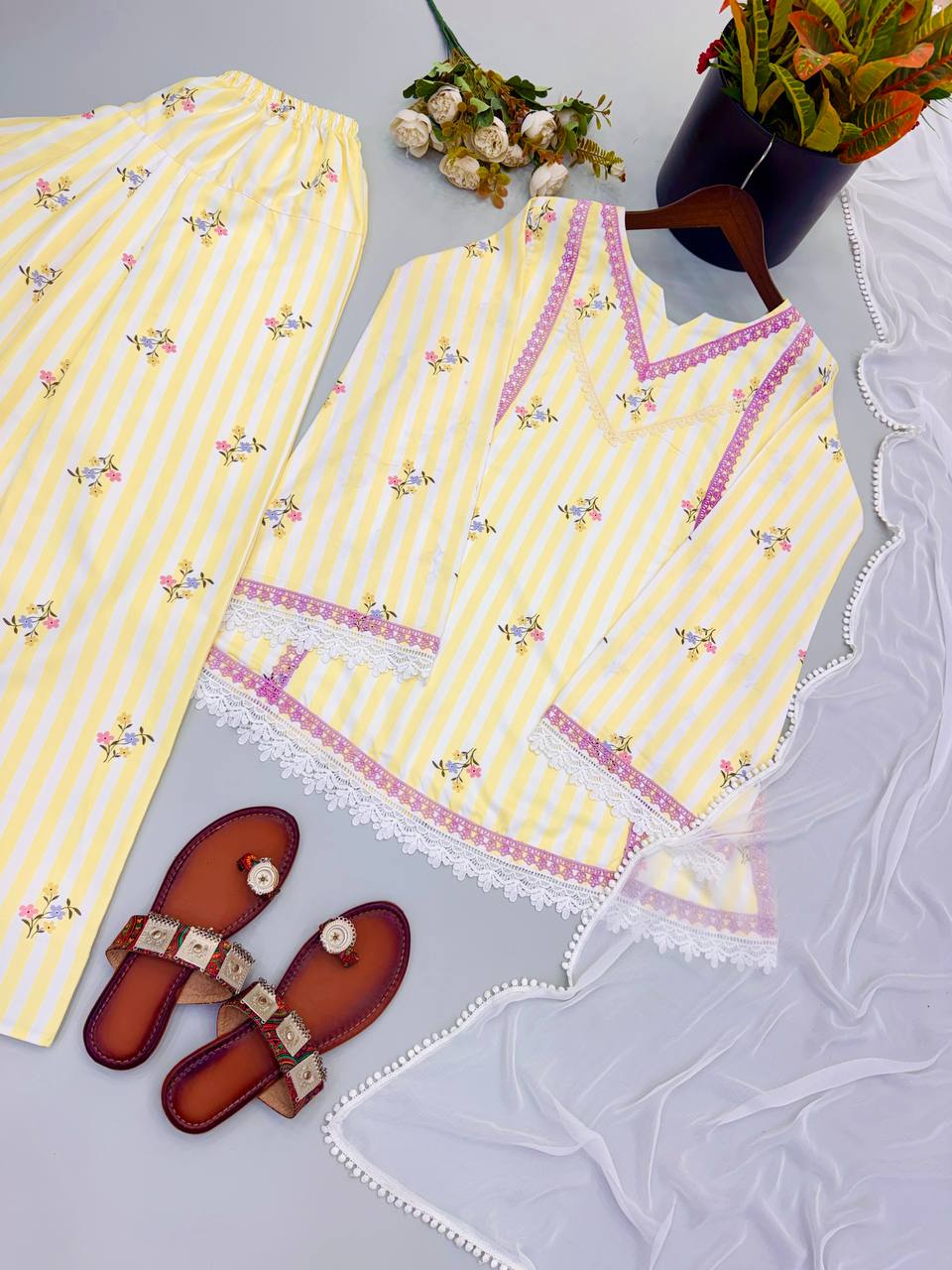 Pastel Color Viral farshi Salwar Suit