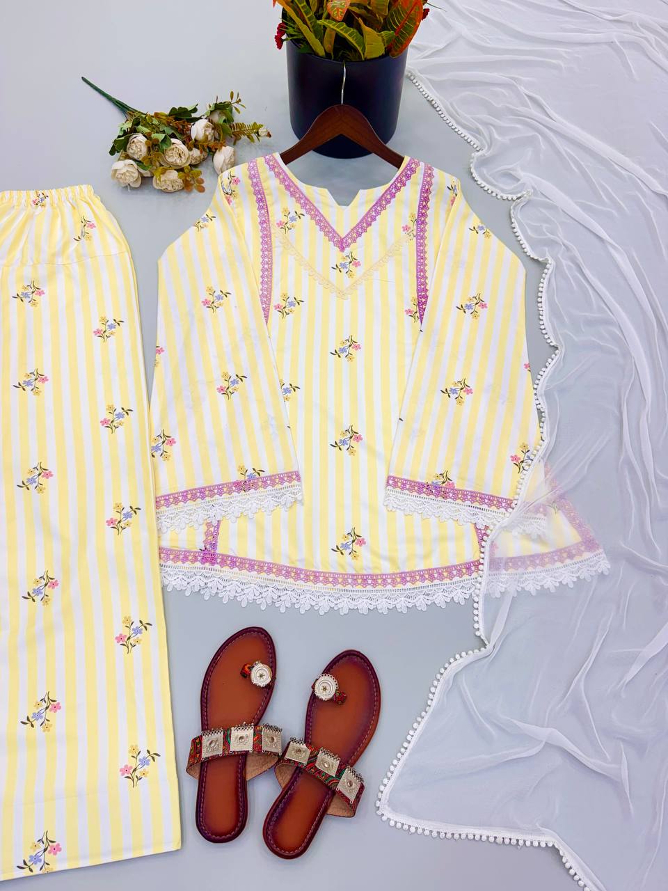 Pastel Color Viral farshi Salwar Suit