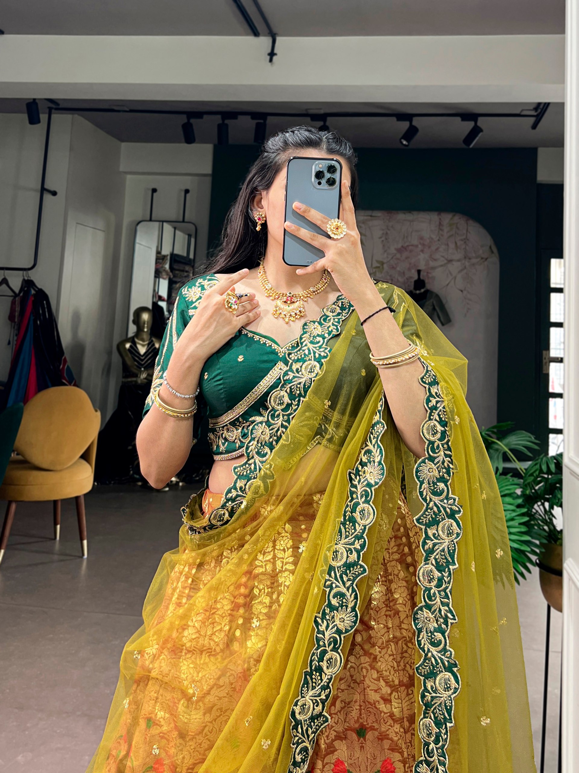 Wedding Special Jacquard Silk Lehenga Choli
