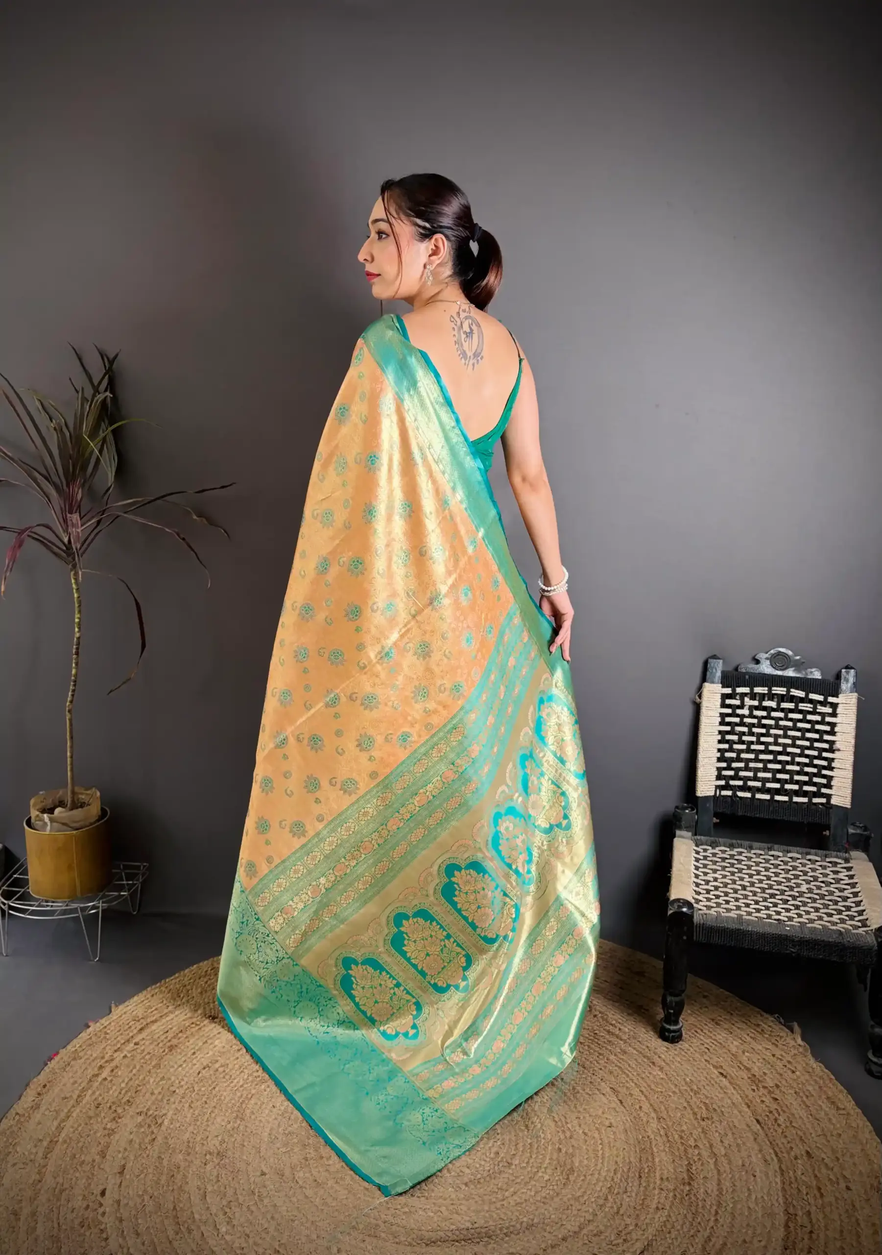 Beautiful kanjivaram Silk Saree for Wedding
