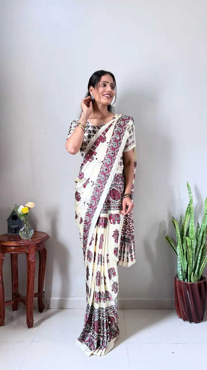 zip and go saree for wedding