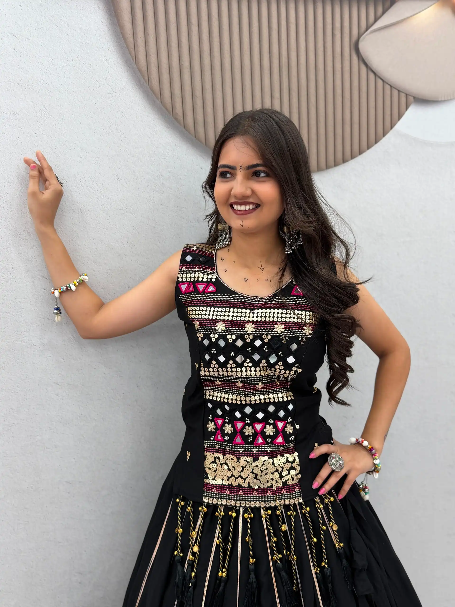 Navratri Special Mother Daughter Chaniya Choli