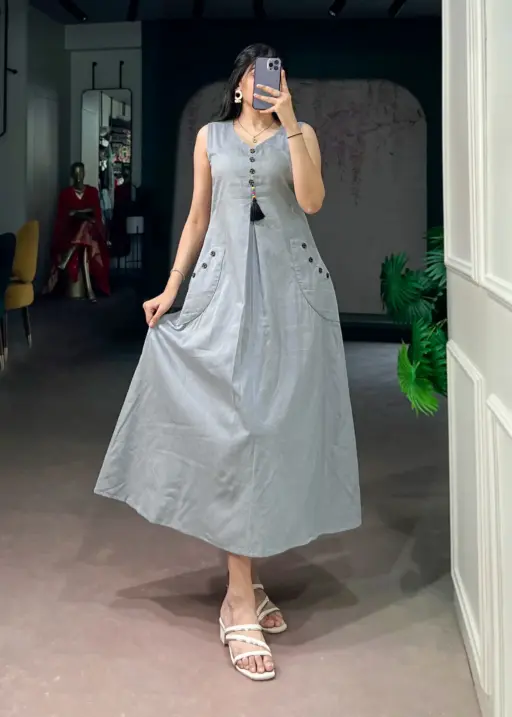 Office Wear Fancy Long Kurti