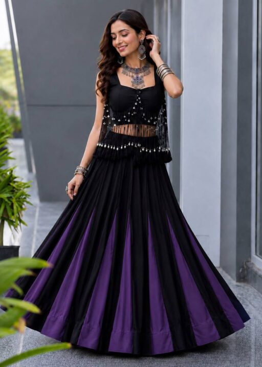 Prettiest Navratri Chaniya with Fancy Blouse