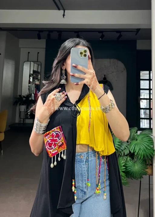 Fancy Short top for Garba and Navratri
