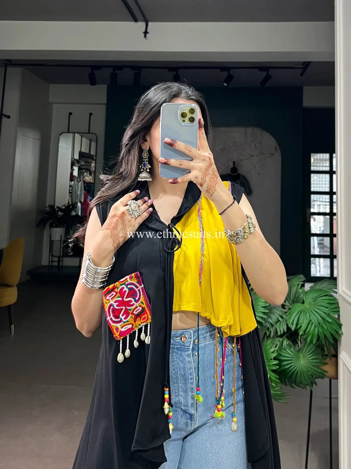 Fancy Short top for Garba and Navratri