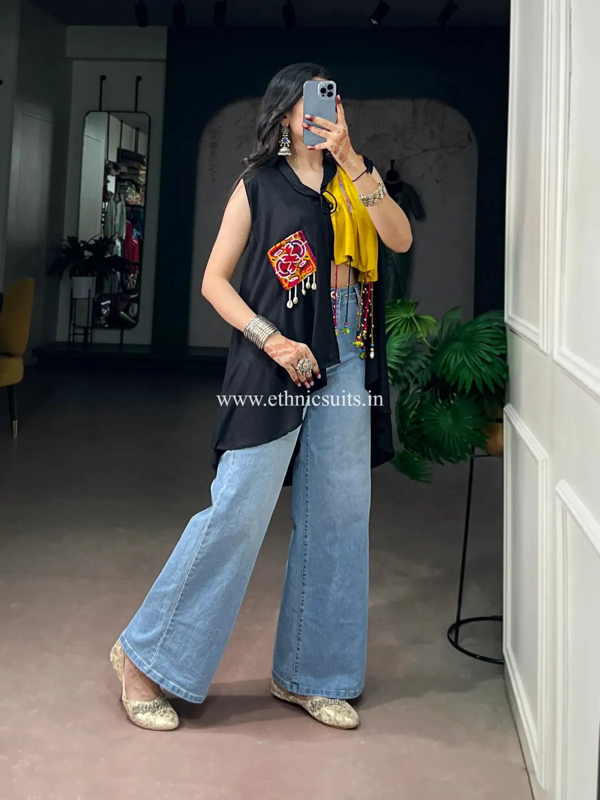 Fancy Short top for Garba and Navratri