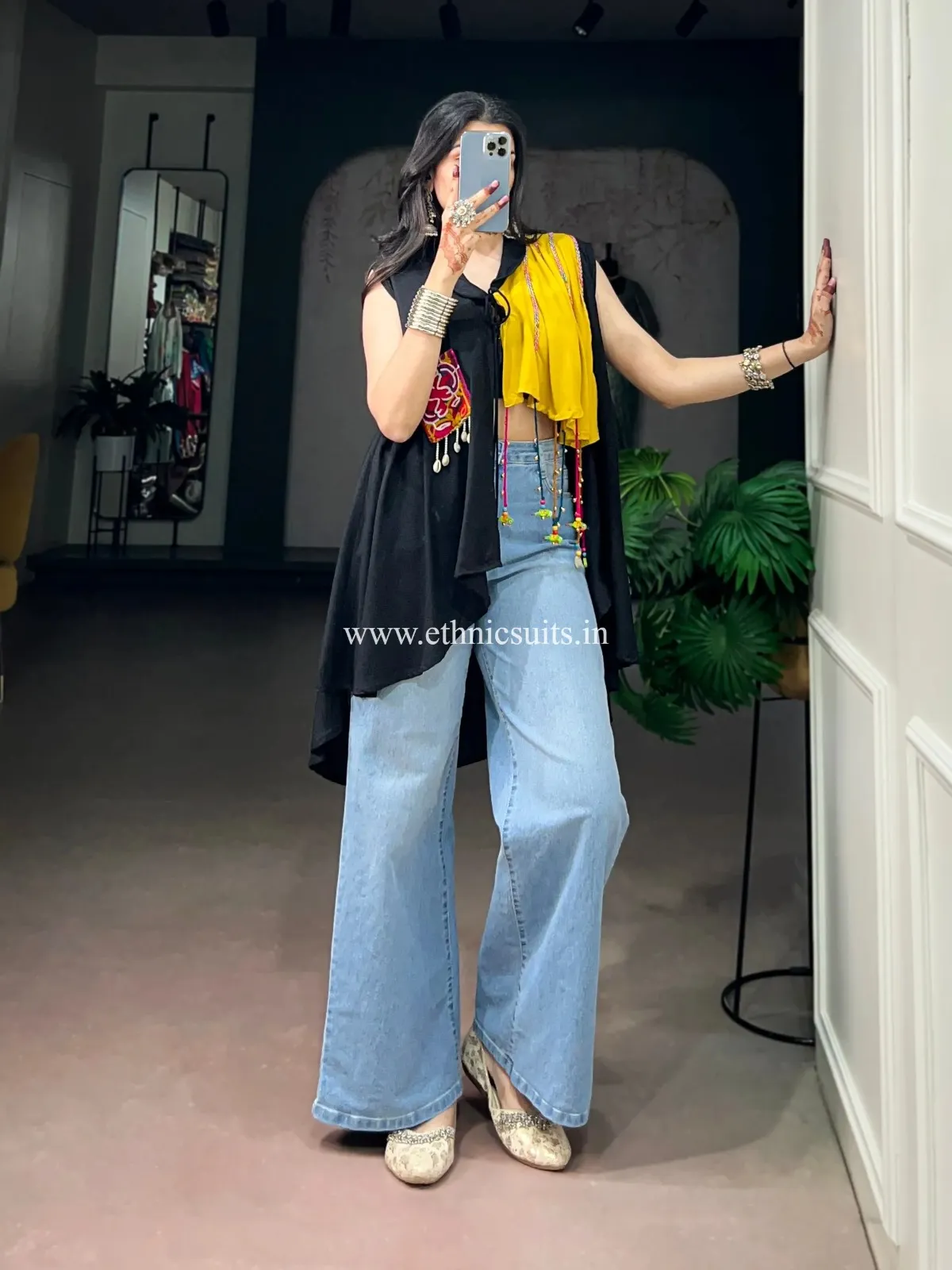 Fancy Short top for Garba and Navratri