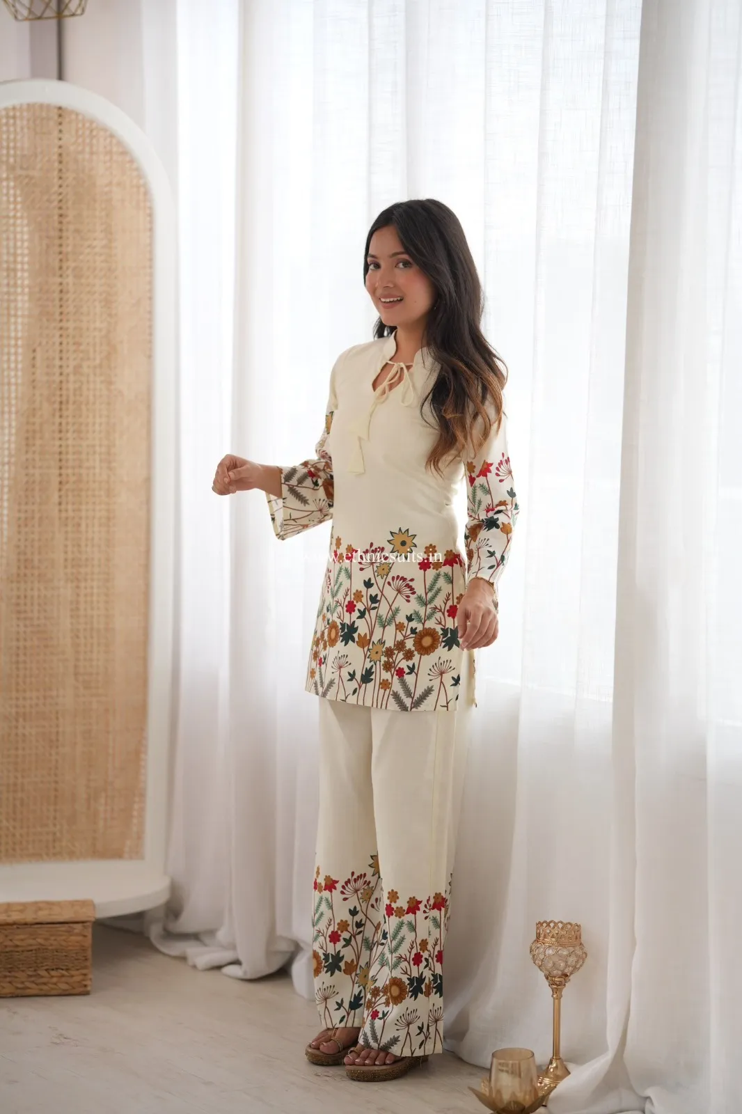 Floral Printed Ethnic Co ord Sets