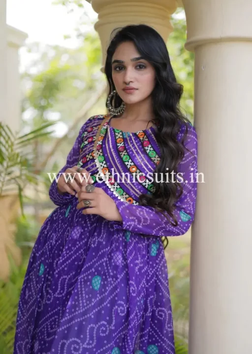 Navratri Special Bandhani Kurti Design