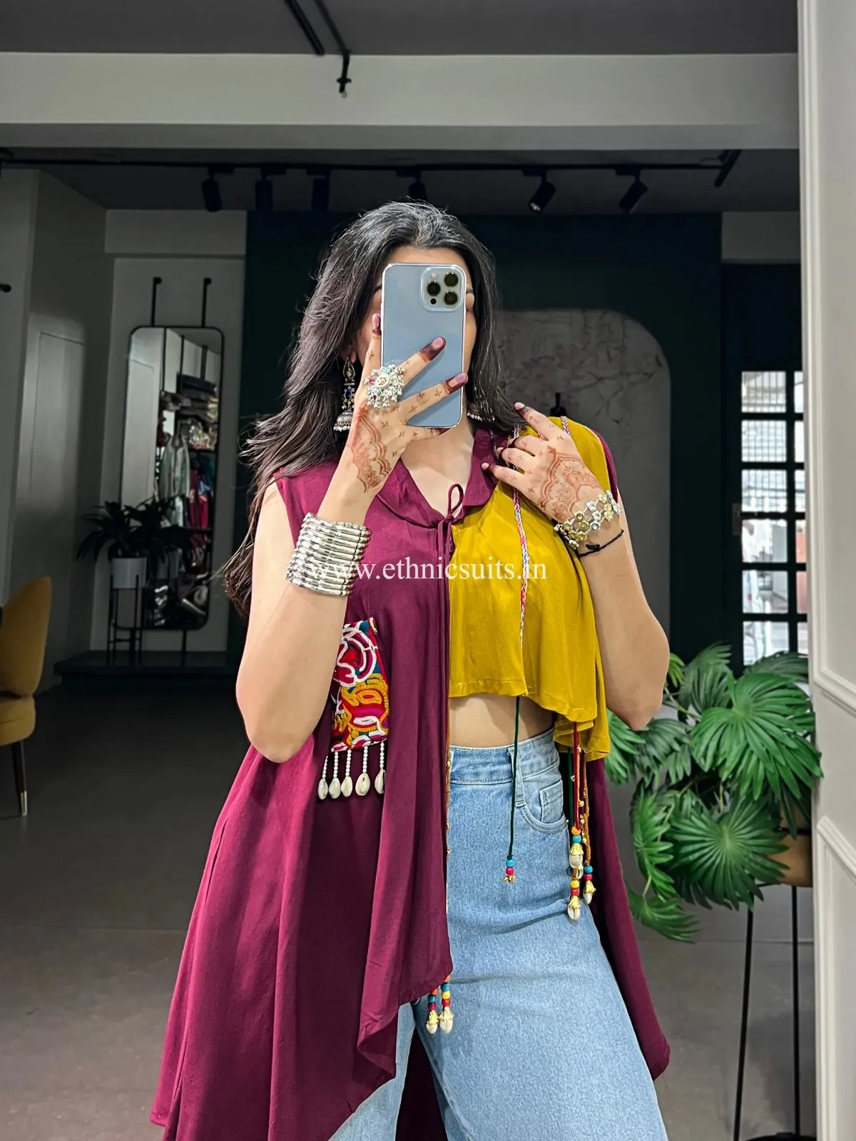 Navratri Special Short Tunic Top