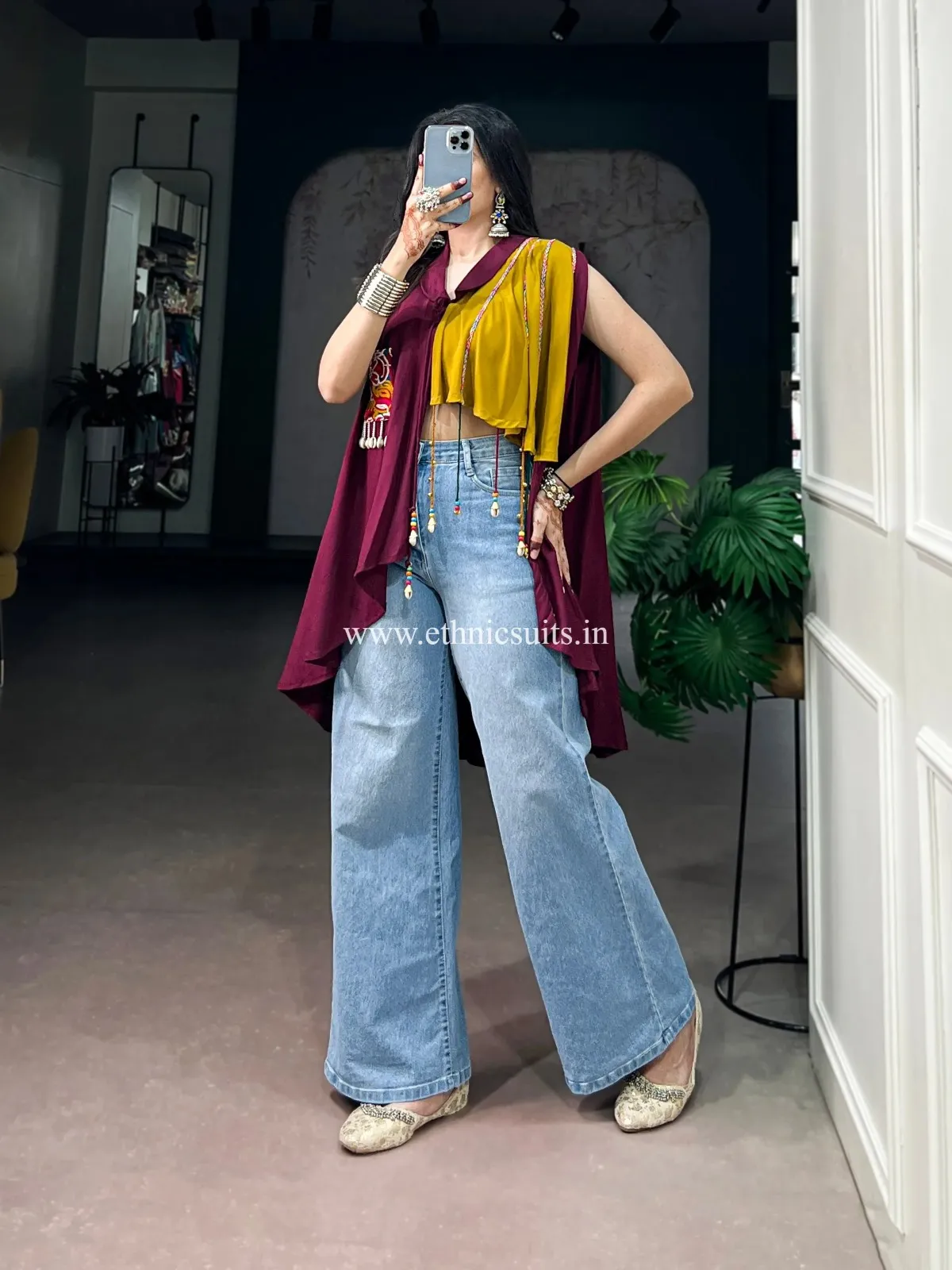 Navratri Special Short Tunic Top