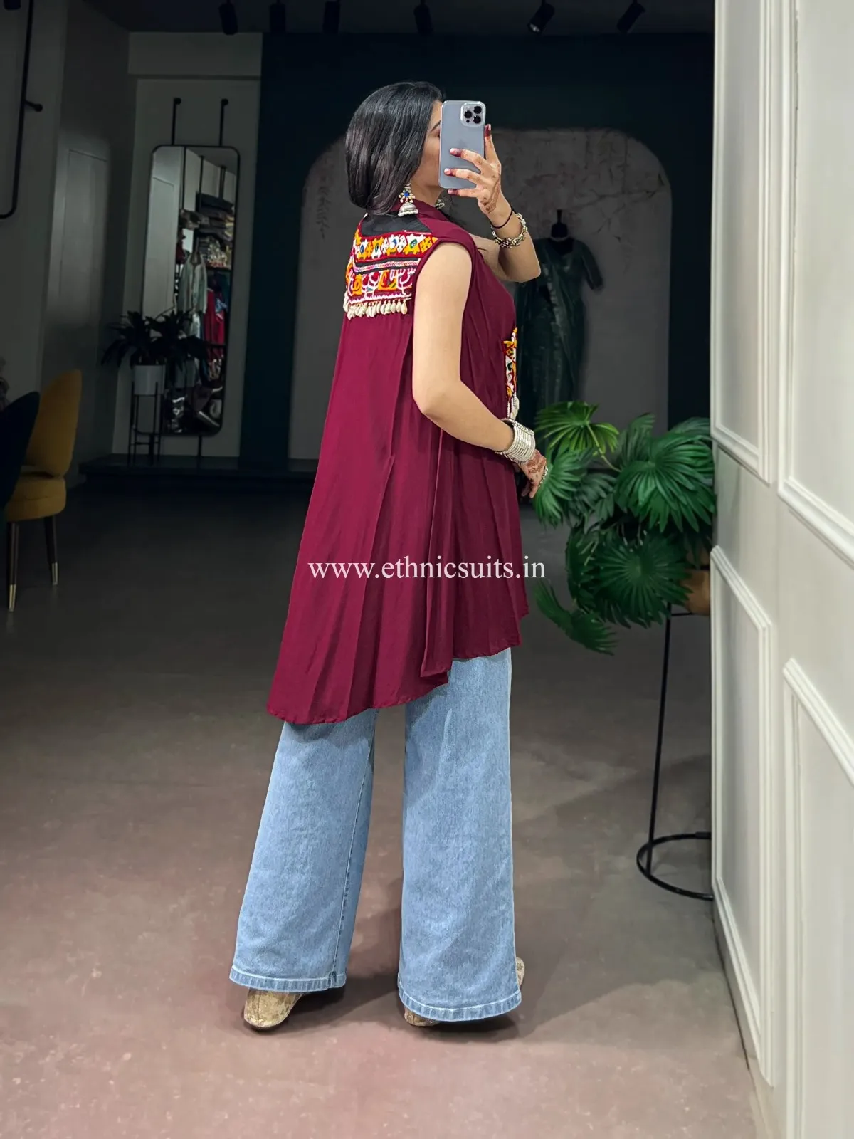 Navratri Special Short Tunic Top