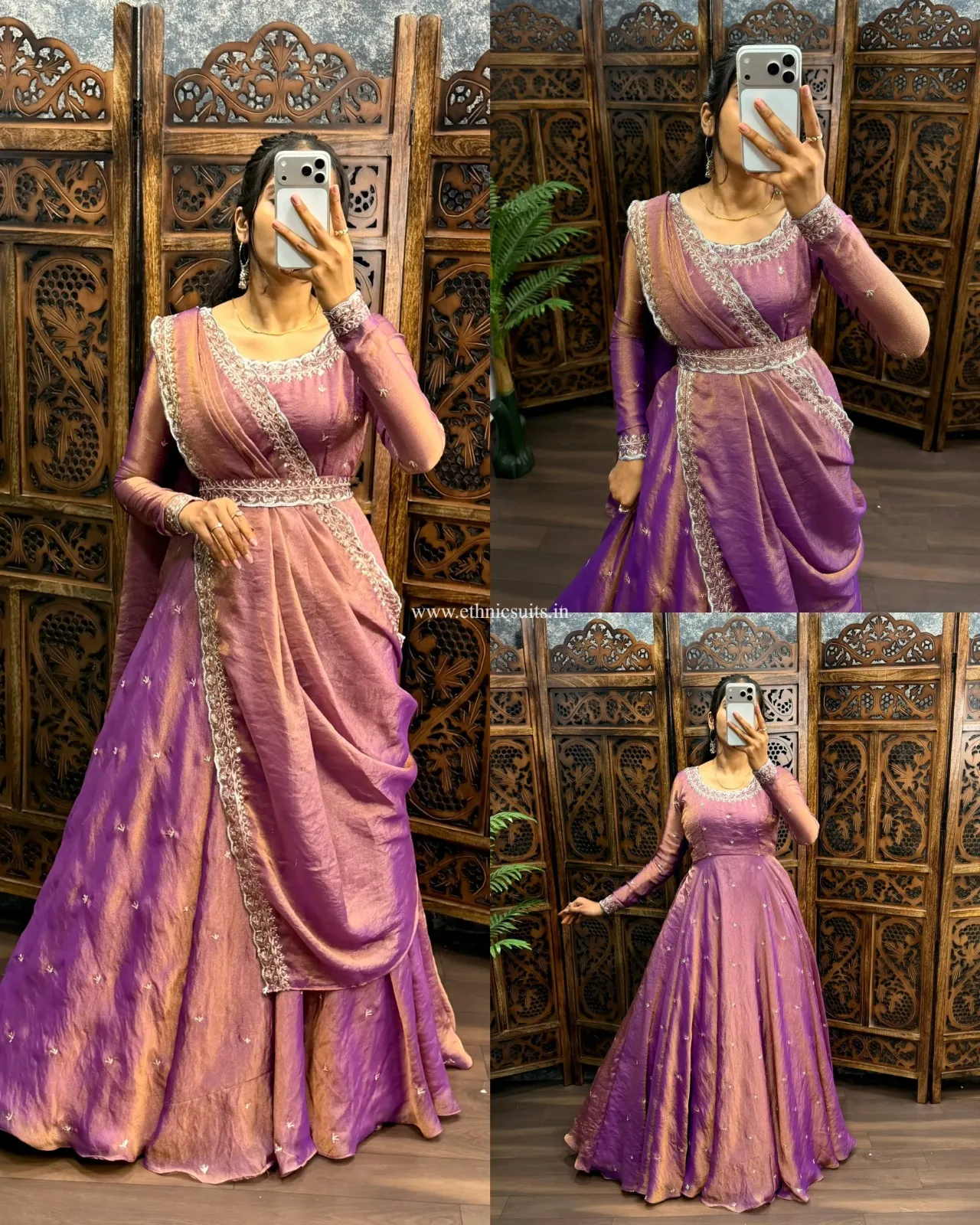 South Silk Designer Gown