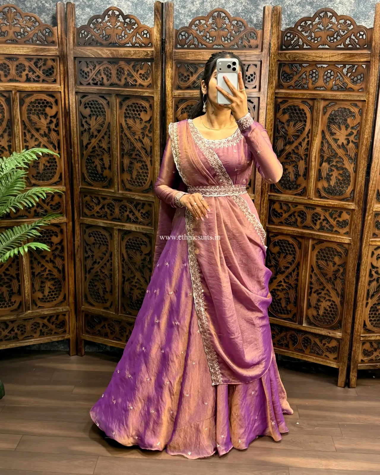 South Silk Designer Gown