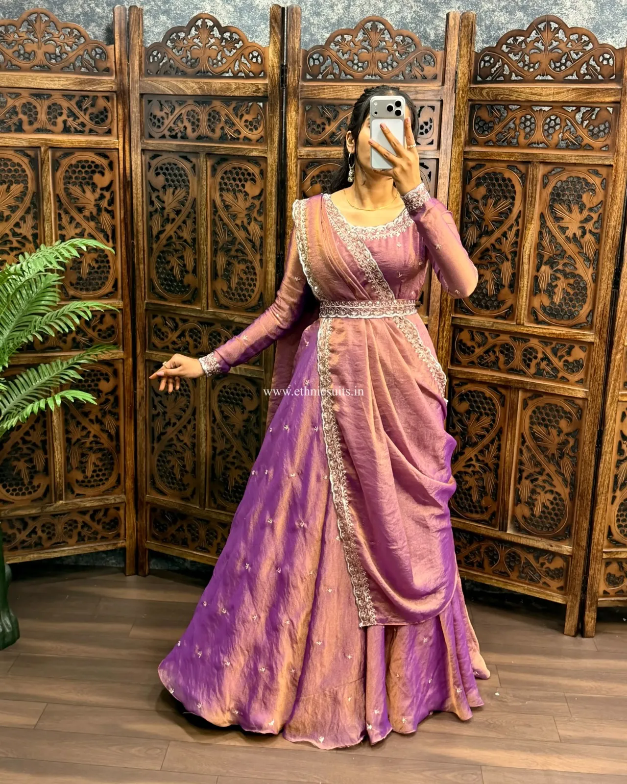 South Silk Designer Gown