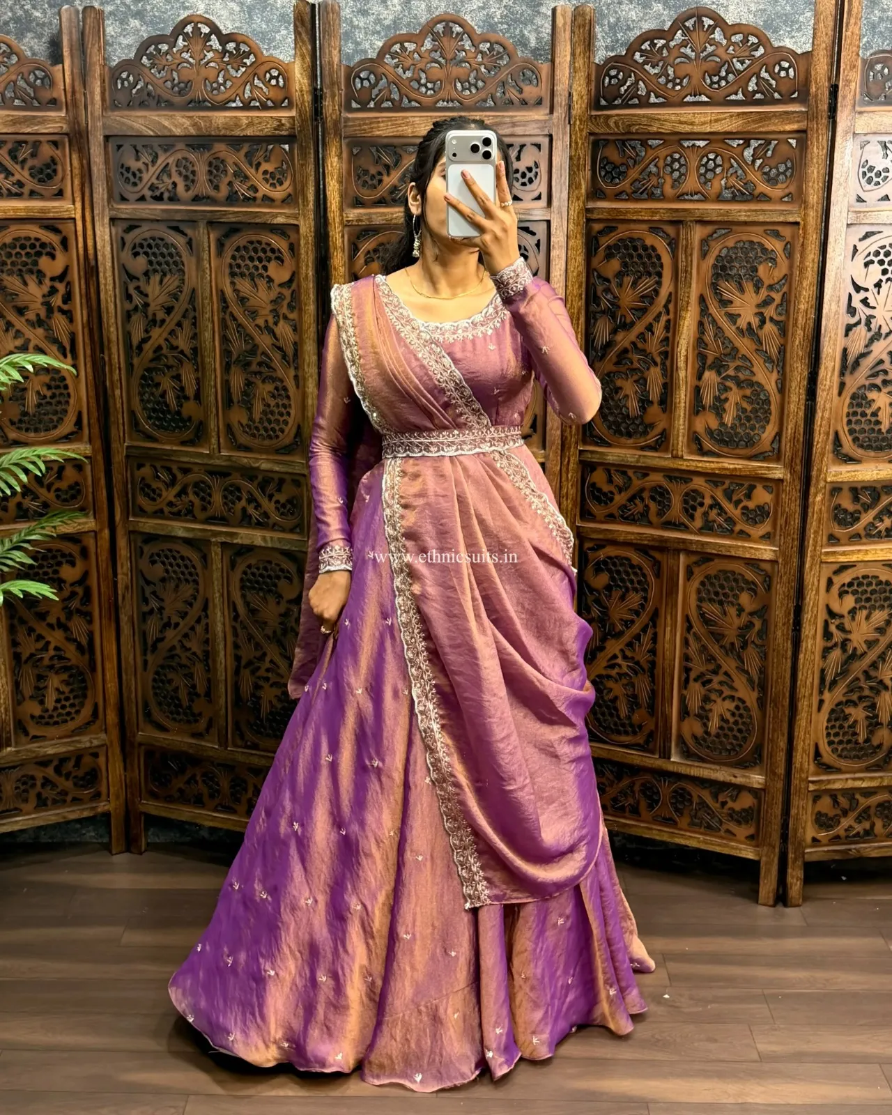 South Silk Designer Gown