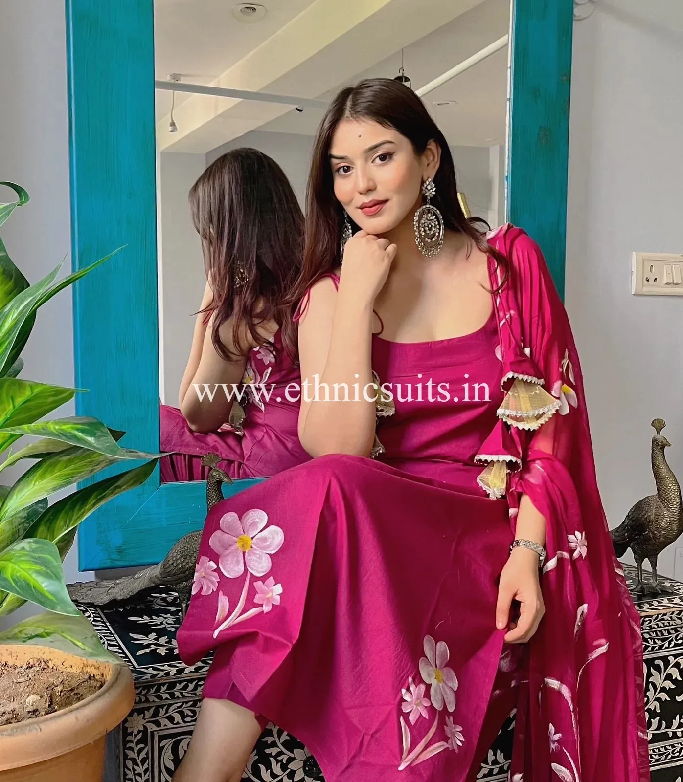 Rani Color Sleeveless Ethnic Suits