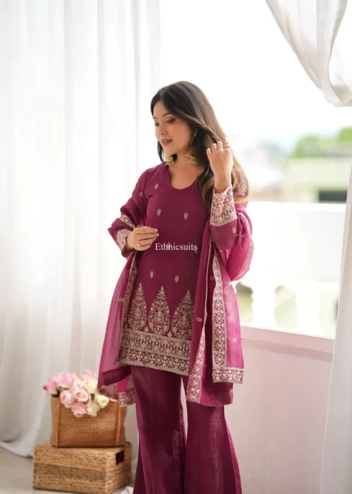 Wedding Wear Bell Bottom Salwar Suit